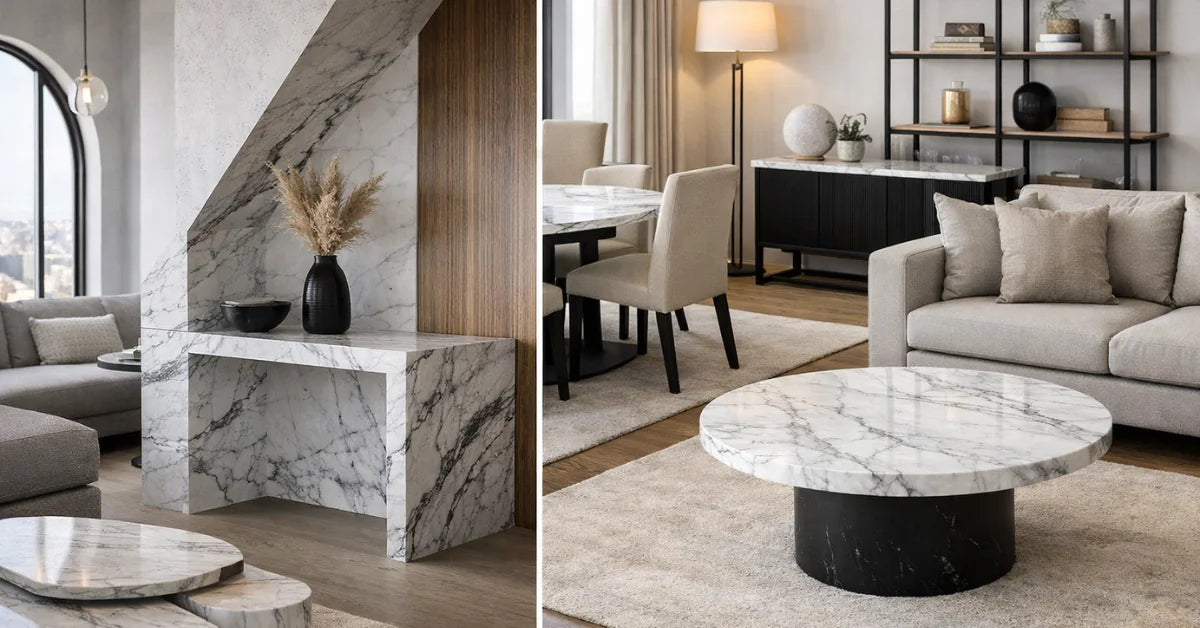 Custom vs Ready-Made Marble Furniture: What Should You Choose?