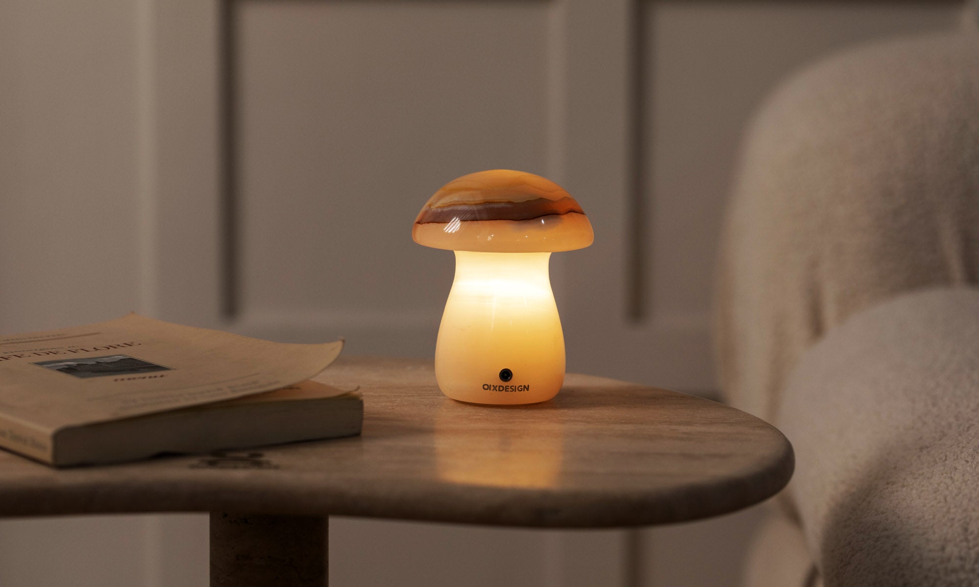 Mushroom Table Lamps, Marble Table Lamps, Mushroom Lamps, Table Lamps