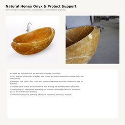 Yuna Honey Onyx material variation, customization and designer project support information