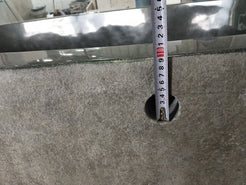 Granite bathtub rim detail measurement and quality-control reference