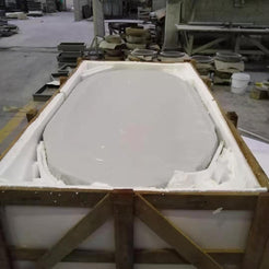 Heavy natural stone bathtub protective packing reference