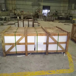 Granite bathtub reinforced export crating reference