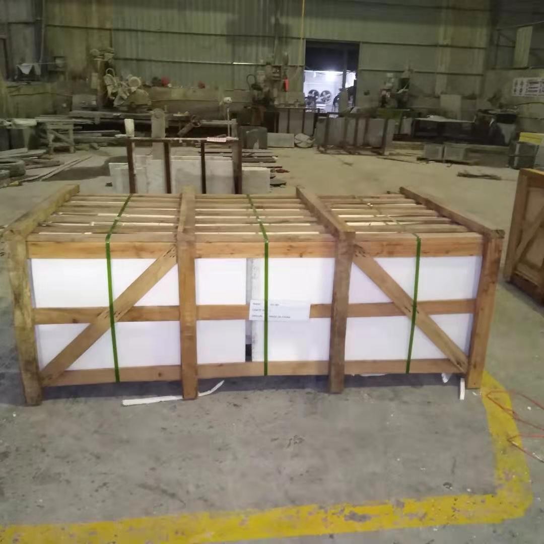 Granite bathtub reinforced export crating reference