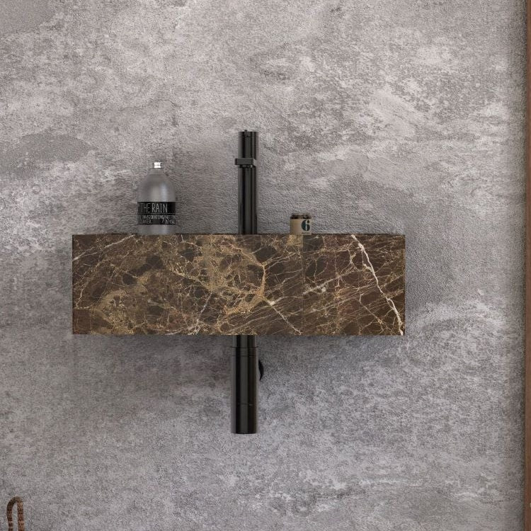 Tiarra Wall-Mounted Marroca Marble Sink