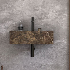 Tiarra Wall-Mounted Marroca Marble Sink