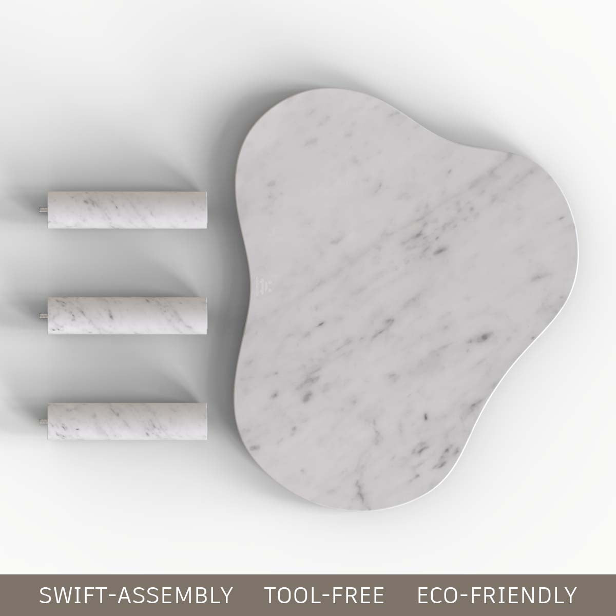 OIXDESIGN, Italian Carrara Marble , CloudDream Coffee Table Parts Photo