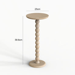 RoundBall Travertine Marble Cocktail Table Dimensions