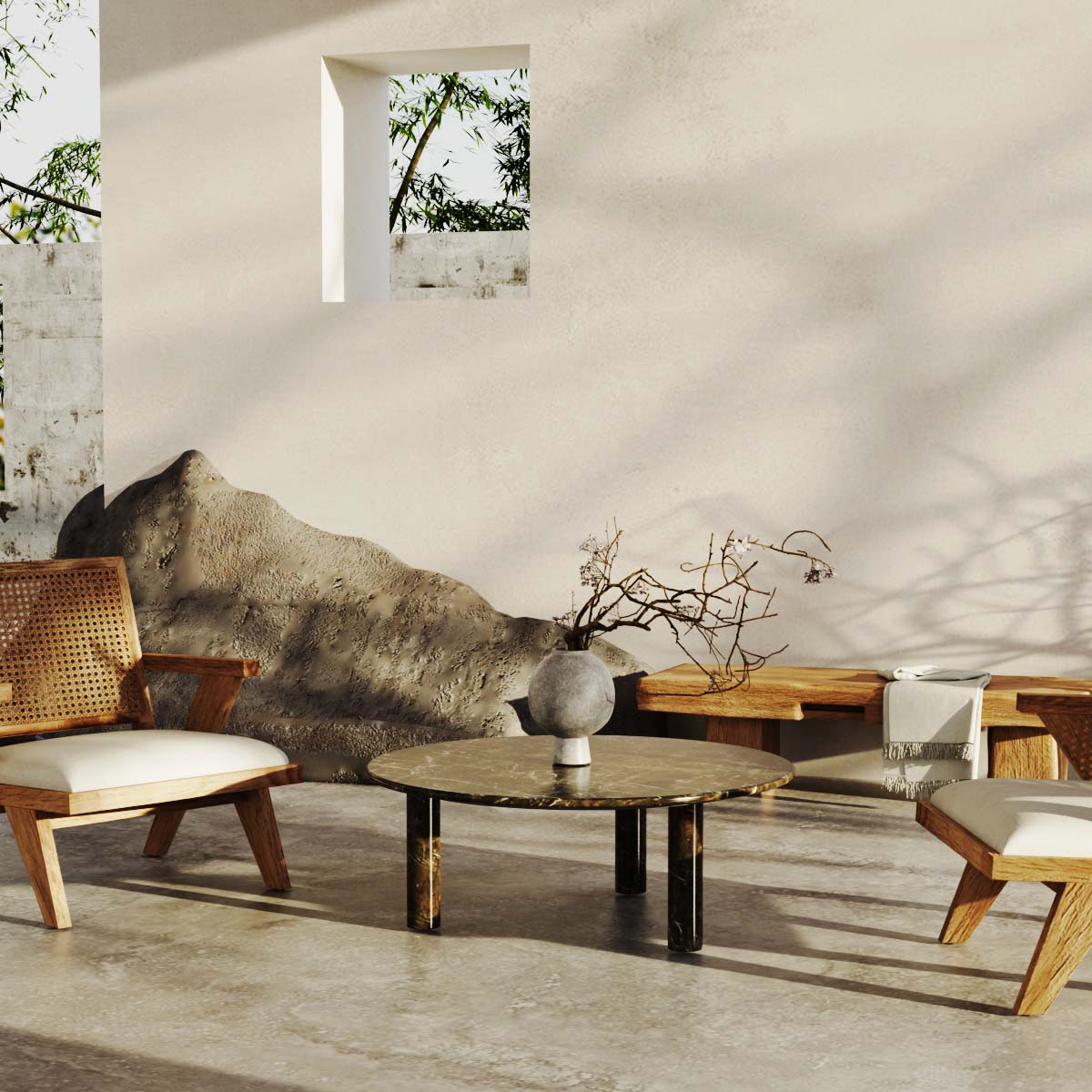 roundhaven-round-black-marble-chair-side-coffee-table