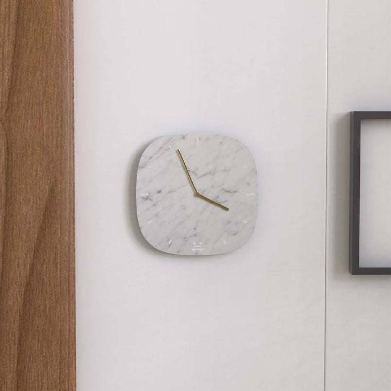 Marble Wall Clock | Crafted with Italian & Spanish Marble | OIXDESIGN