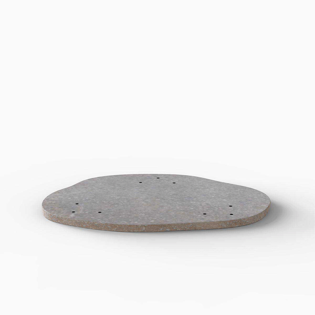 OIXDESIGN, SwanEgg River Stone Coffee Table, Assembly GIF