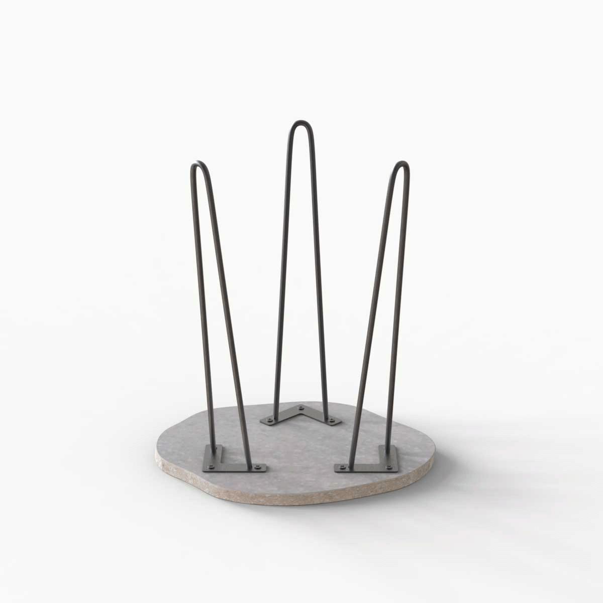 OIXDESIGN, SwanEgg River Stone Side Table, Assembly GIF