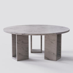 Marble Nook Coffee Table in contemporary interior space