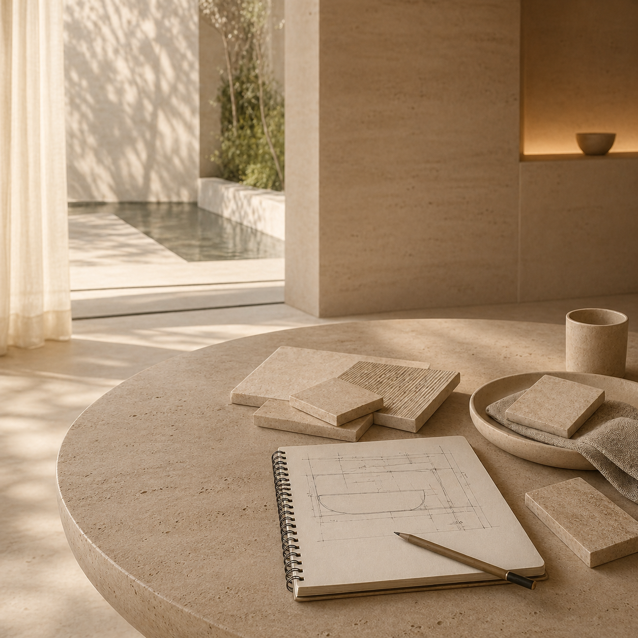 OIXDESIGN request a quote for hospitality stone projects and custom natural stone solutions