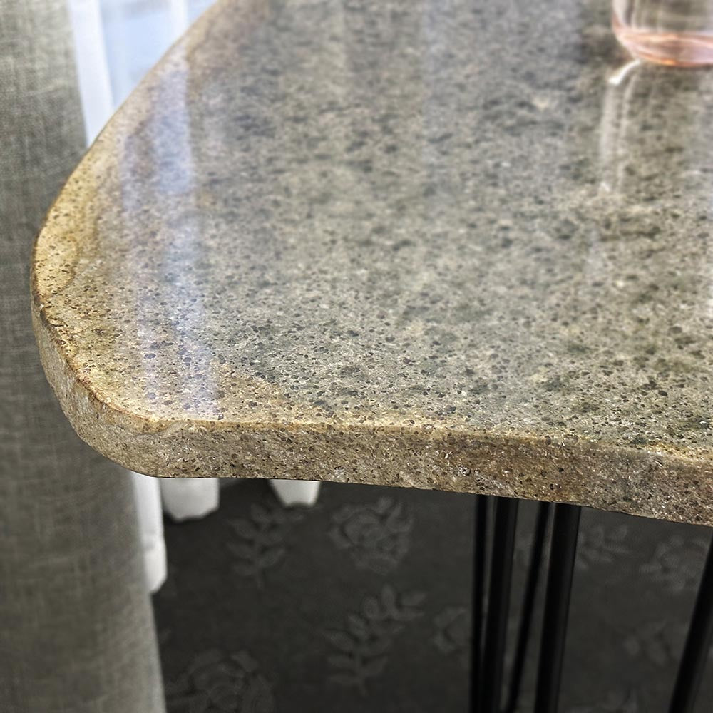 RiverStone Irregular Dining Table - Zoomed in