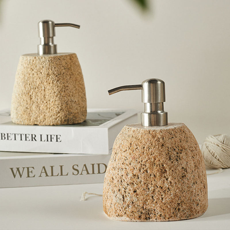 Rustic Stone Soap Dispensers