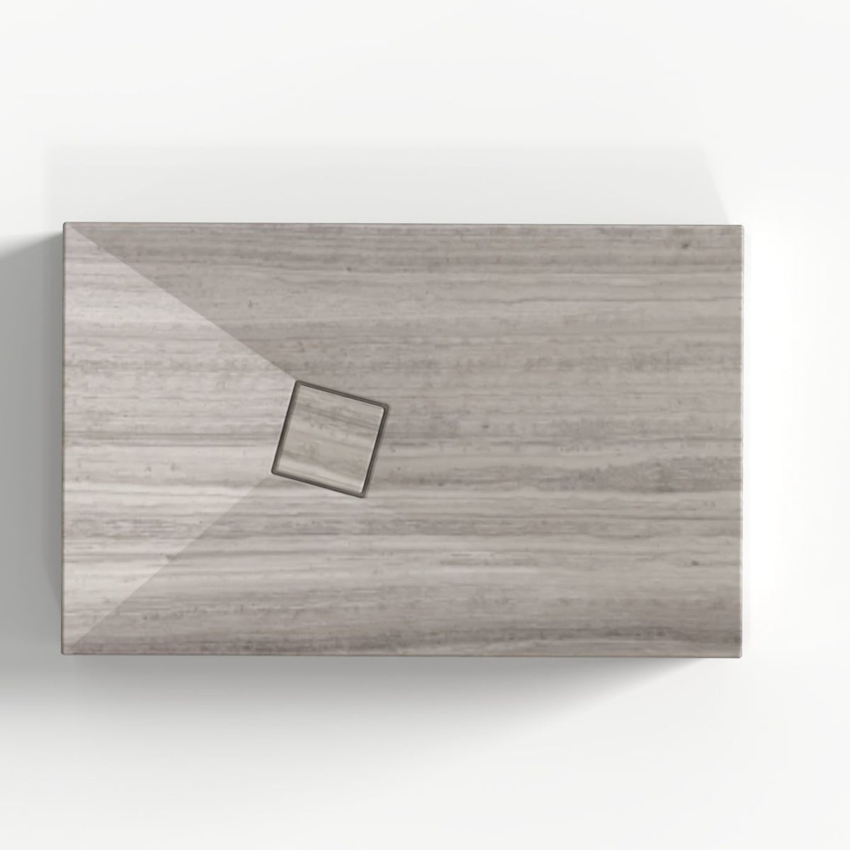 Saachi Classico Marble Vessel Sink, interior, rim and material detail