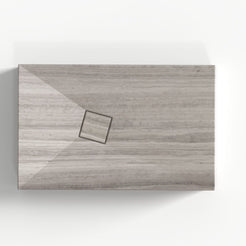 Saachi Classico Marble Vessel Sink, interior, rim and material detail