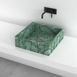Sabira Tofino Marble Vessel Sink, second countertop lifestyle setting