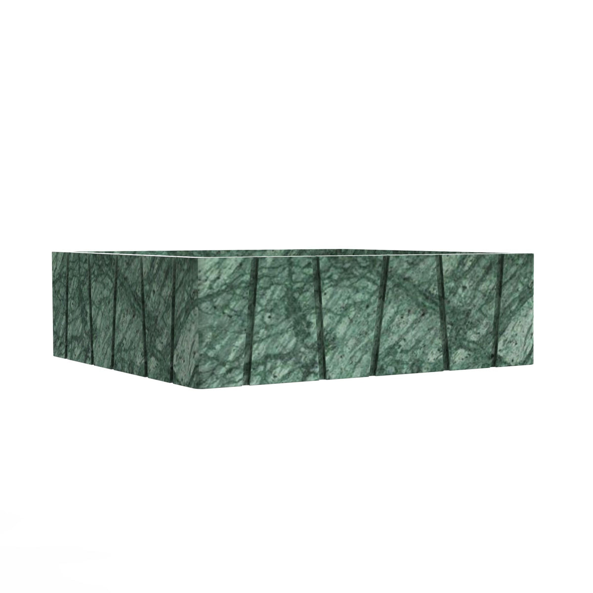 Sabira Tofino Marble Vessel Sink, overall shape and side profile