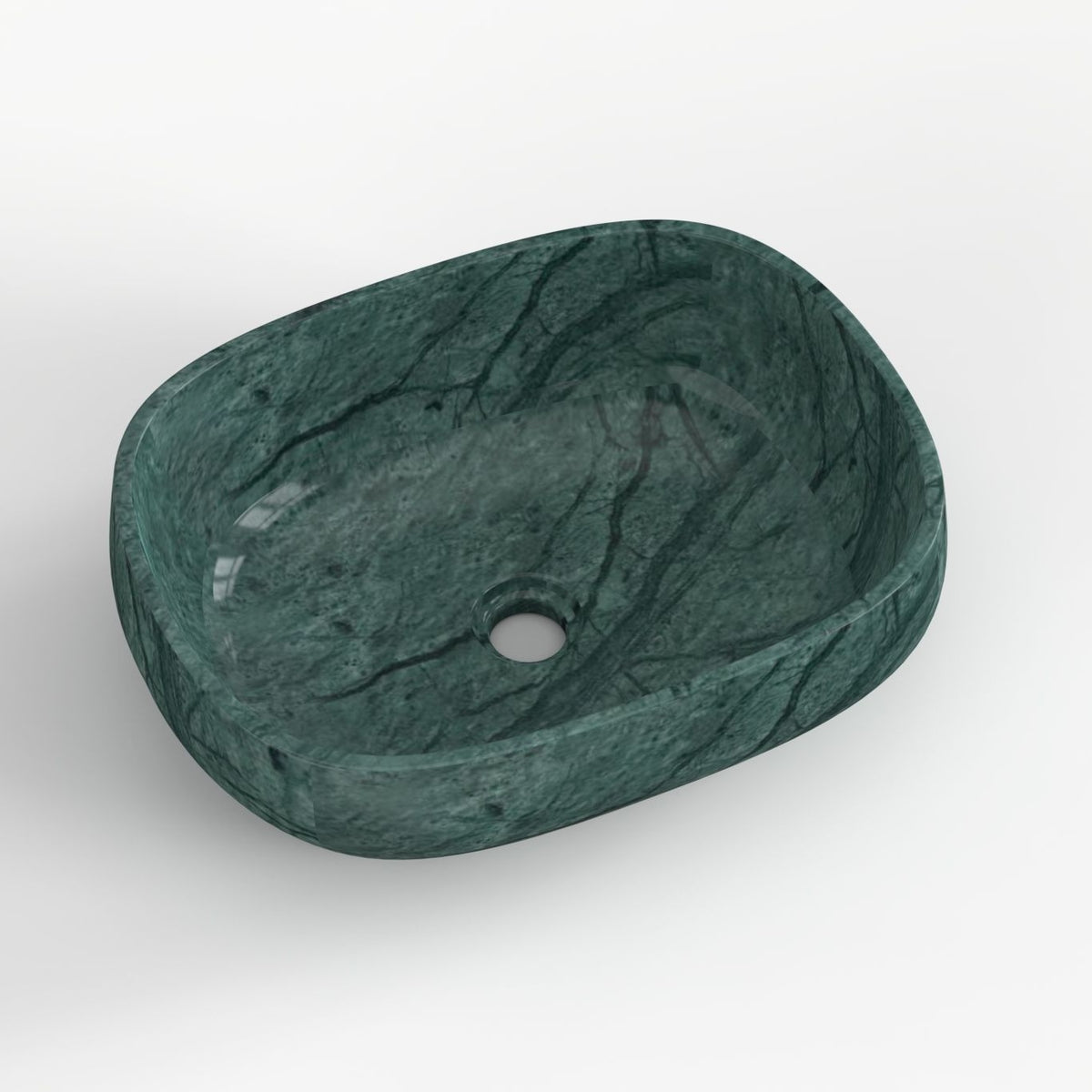 Sabiya rounded rectangular bowl and curved rim