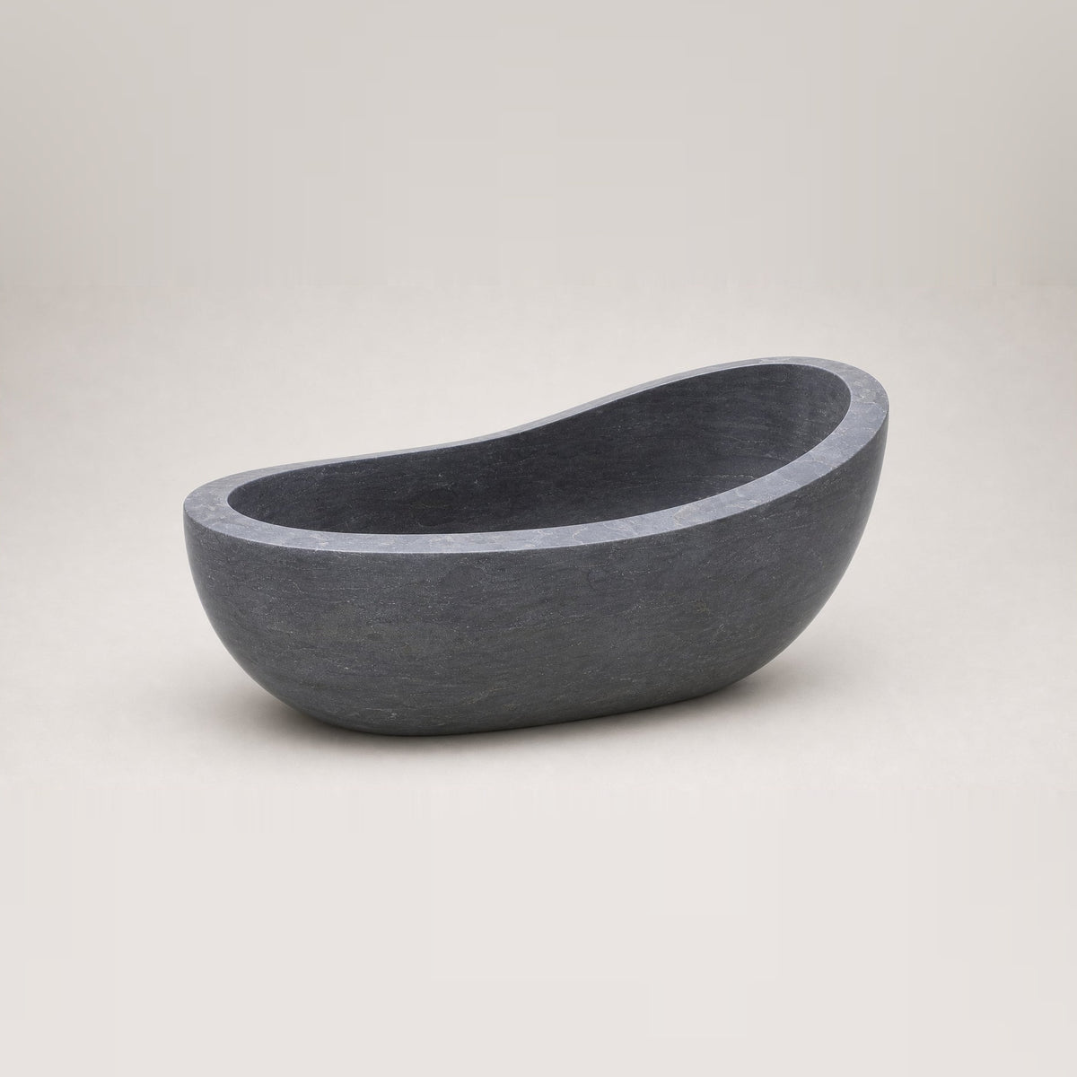 Selene BT-088A Blue-Gray Granite bathtub, complete studio product view 3; original silhouette and finish preserved