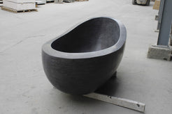 Selene BT-088A Blue-Gray Granite bathtub, actual main workshop angle