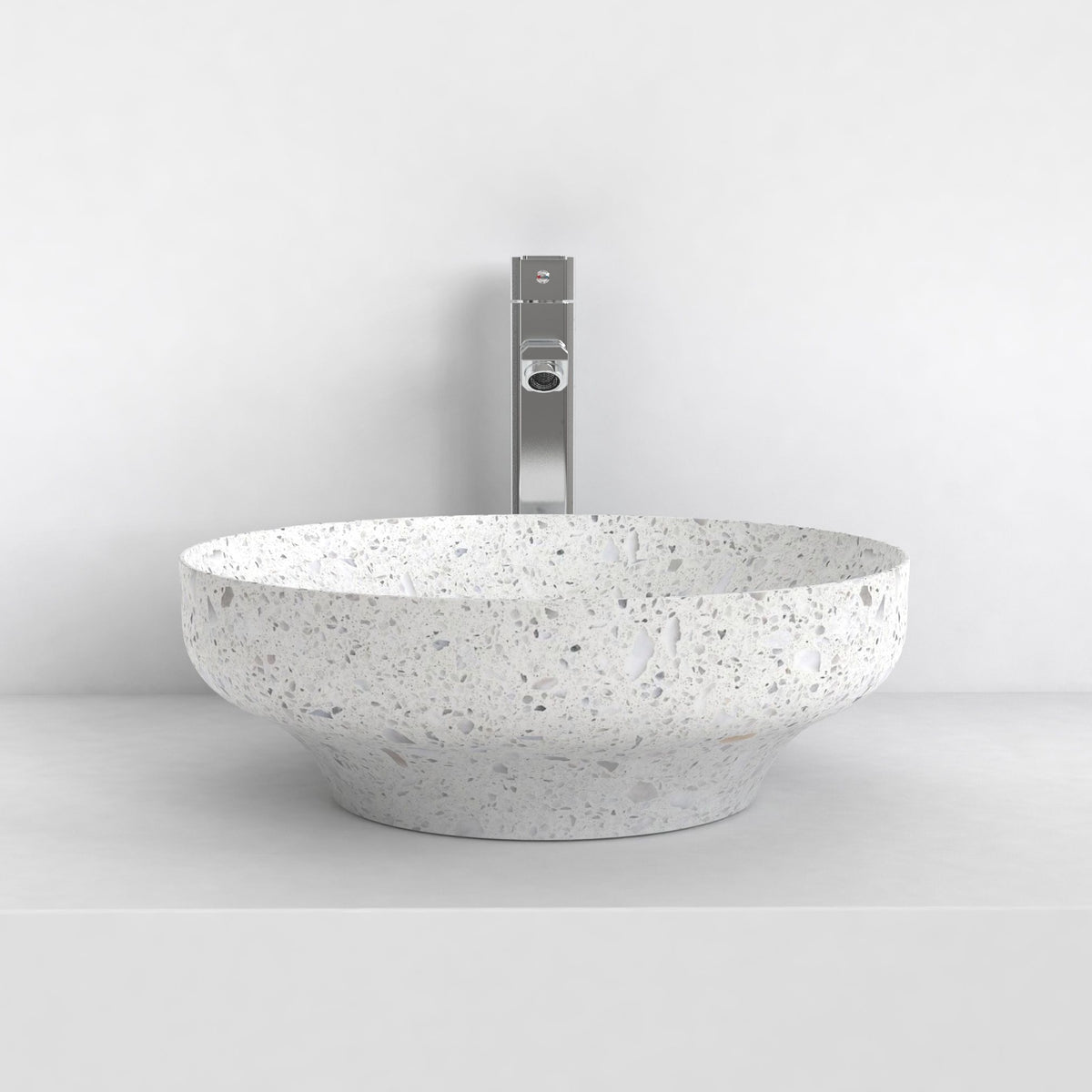 Shaela Color Terrazzo Vessel Sink, alternate lifestyle view of the vessel
