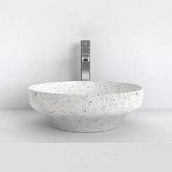 Shaela Color Terrazzo Vessel Sink, alternate lifestyle view of the vessel