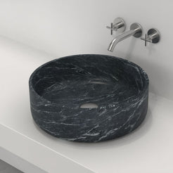 Sorana Verderio Marble Vessel Sink, second countertop lifestyle setting