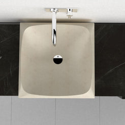 Spezala Botticino Marble Vessel Sink, second countertop lifestyle setting