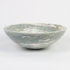 Vinko Blue Jade Stone Vessel Sink, overall shape and side profile